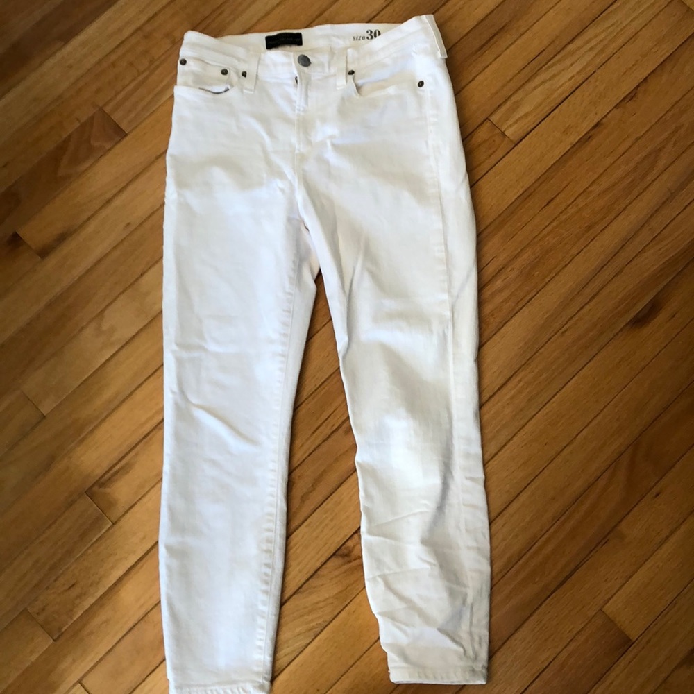 Jcrew white jeans size 30